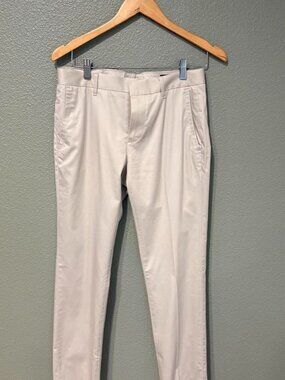 Bonobos Men's Cream and White Trousers